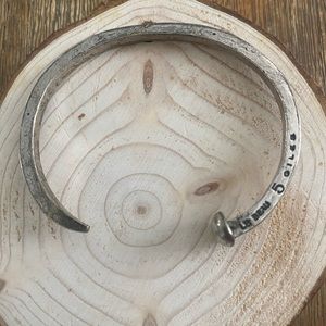 Giles and Brother skinny railroad cuff